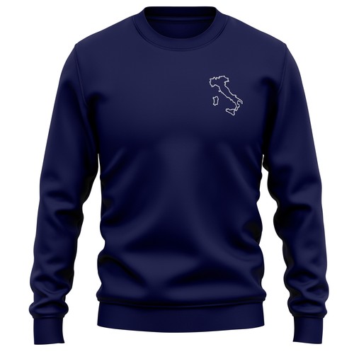 Felpa unisex ricamo forma - felpa,