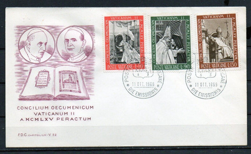 Fdc vaticano 1962 concilio - vaticano,