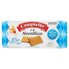 Campiello - Novellino, Biscotti Frollini, Senza Latte e Uova - 6 confezioni da
