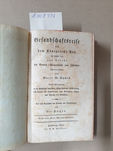 Gesandschaftsreise nach dem