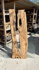 Coppia di tavole di legno di