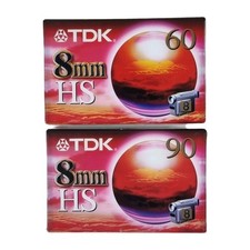 Videocassette tdk 8mm hs60 - videocassette, &