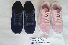 Scarpe da donna/ragazza Puma soft Foam + N°34 usate poco colore blu/pink e White