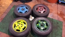 Colored alloy wheels - alloy,