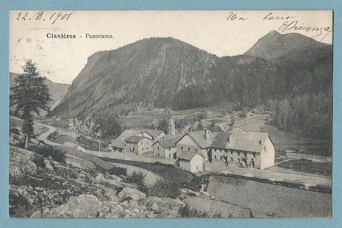 Claviere cartolina - claviere,