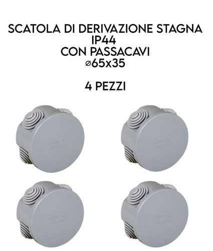 Scatole derivazione tonda - derivazione,