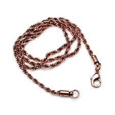 Collana Catena Corda Rame Puro