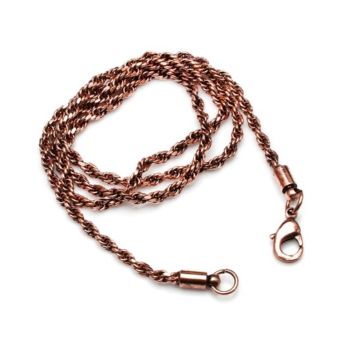 Collana catena corda - rame, puro
