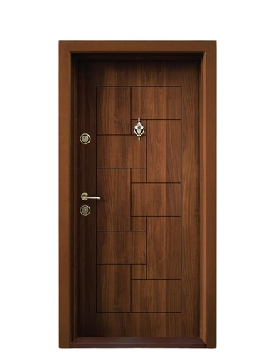 Porta blindata marrone - porta, scuro