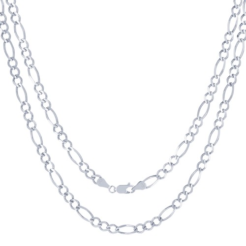 Collana catena figaro - collana,