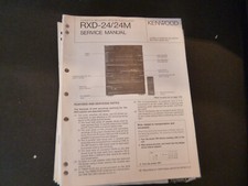 Manuale di servizio originale schema elettrico Kenwood RXD-24/24M