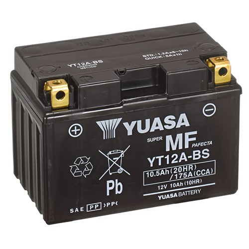 Batteria yuasa yt12a per - batteria, yt12a-bs