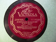 1929 MAX LORENZ Heldentenor
