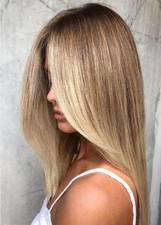 Parrucche lisce bionde 100%