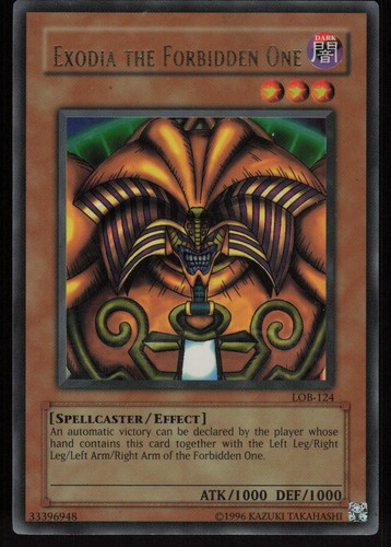 Exodia proibito lob 124 - exodia, lob-124