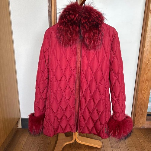 Moncler donna piumino rosso - piumino,