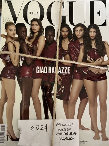 Vogue italia anno 2024 lotto - vogue, 2024,
