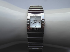 Orologio donna: OMEGA CONSTELLATION QUARZO, acciaio inox, Swiss Made, funziona bene, carte.