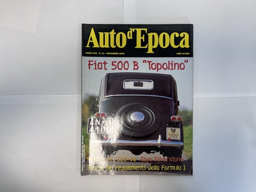 Auto depoca novembre - n.11, 2000