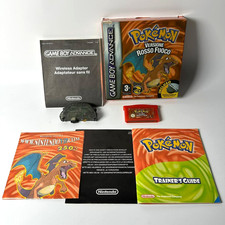 Pokemon Rosso Fuoco Game Boy Advance GBA Italiano Pal ITA ORIGINALE Con SCATOLA