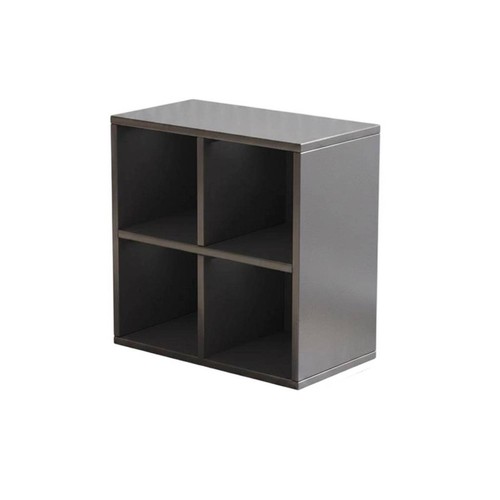 Libreria nera con anta - libreria,