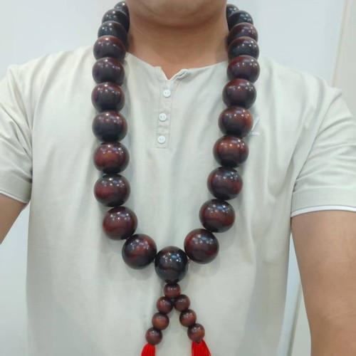 Collana preghiera 40mm tonda - collana,