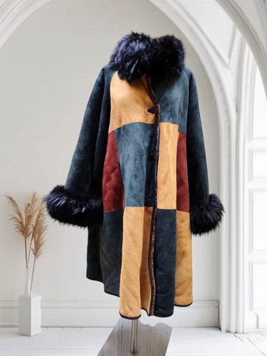 Cappotto shearling e - cappotto, in