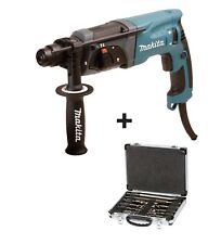 Makita HR2470 SDS + martello perforatore + set di scalpelli trapano Makita come accessori