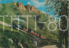 FERROVIA A CREMAGLIERA ROCCHETTE ASIAGO - TRENO FUORI STAZIONE (VICENZA) 1984