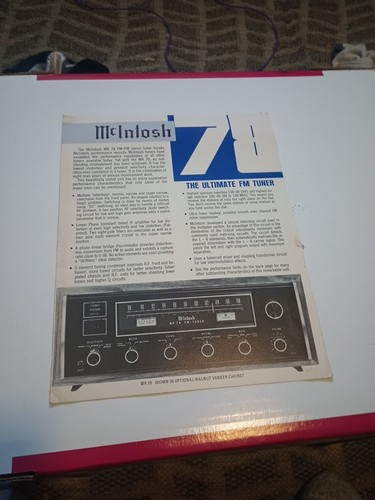 Originale mcintosh 78 - mcintosh,