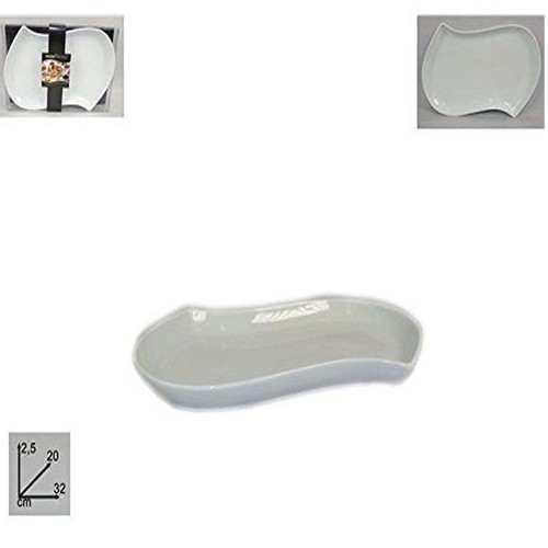 Vassoio ceramica bianco - in,