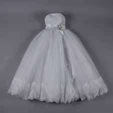 InterTex Abito da Sposa Principessa Second Hand Taglia 42 Pizzo Fiocco Italia