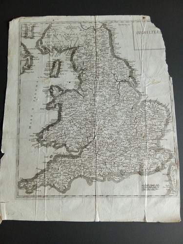 Mappa antica inghilterra - mappa,