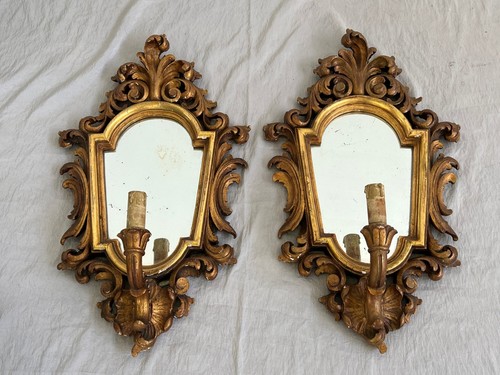 Specchio legno vetro - legno,,