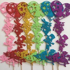 24 Cupcake toppers Alice nel