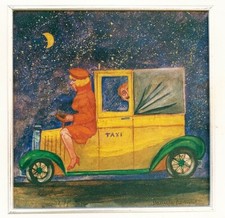 DANIELA ROMANO OLIO SU PERGAMENA  30 X 30 no Schifano no Angeli