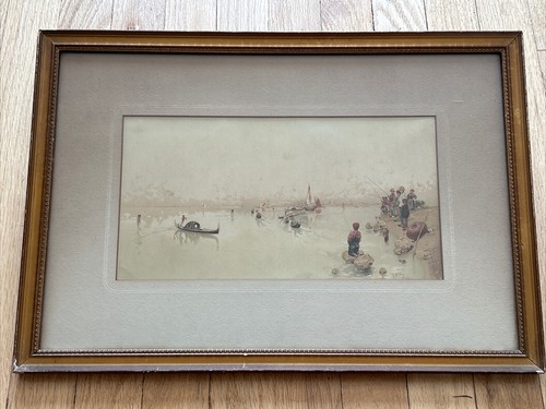 Scena pesca vintage - di,