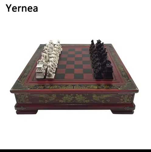 Scacchiera legno stile - scacchiera,