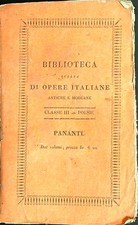 IL POETA DI TEATRO 2VV PANANTI