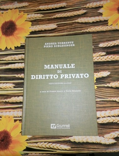 Manuale diritto privato - manuale,