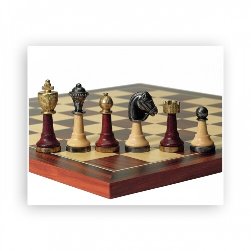 Scacchi legno metallo - legno,