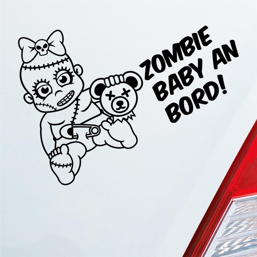 Adesivo auto zombie - , bambino