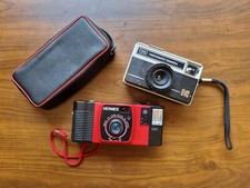 kodak 77X e hermes 303 lotto 2 macchine fotografiche analogiche vintage usate