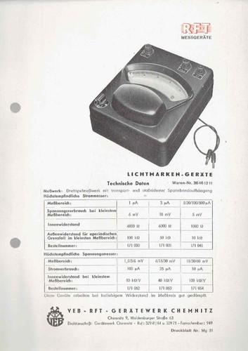Dispositivo marca luce rft - dispositivo,