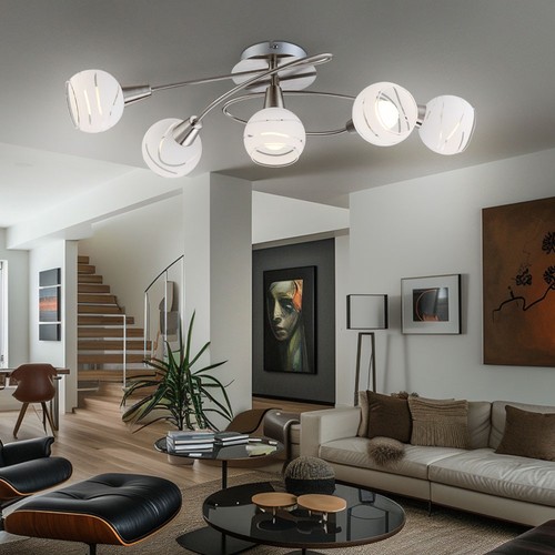 Lampada soffitto fiamme - da,