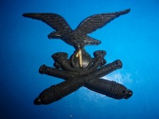 ESERCITO ITALIANO Fregio ALPINI ARTIGLIERIA Montagna 1° Regg. marc. BOMISA Brev.