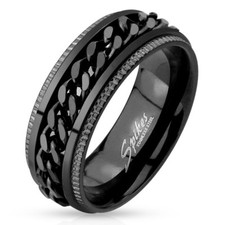 Men's Stainless Steel Ring And
