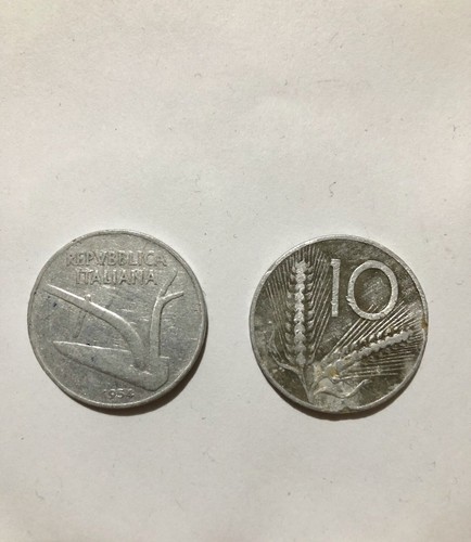 Monete lire del 1954 - 10,