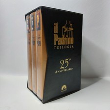 VHS Trilogia Il Padrino 25 Anniversario 1997 Con Cofanetto