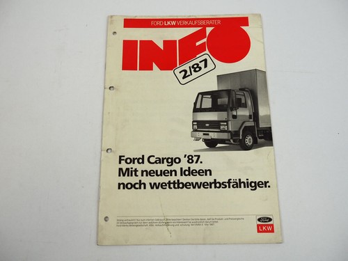Brochure ford cargo camion - cargo,